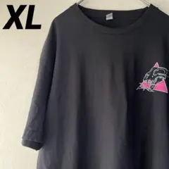 海外古着 Tシャツ XL Next Level 黒 シンプル何のマークか不明