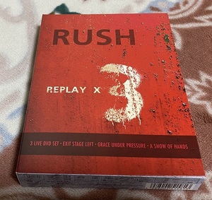 RUSH★REPLAY X3★1CD+3DVD★国内盤