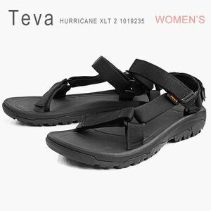 アウトレット 新品 未使用 1円スタート テバ サンダル レディース ハリケーン 黒 ブラック TEVA Hurricane XLT 2 1019235 [240523-31]