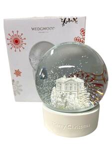 【中古品】 WEDGWOOD ウェッジウッド クリスマス スノーグローブ スノードーム シーズナル小物 箱あり L66586RZZ