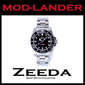 ZEEDA 腕時計 MOD-LANDER BLK PIANO BLACK（BLK）【正規品】