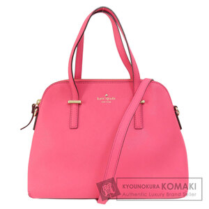 kate spade ケイトスペード ロゴ 2WAY ハンドバッグ PVC レディース 中古