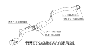 個人宅発送可能 柿本 カキモト マフラー hyper GTbox Rev. MITSUBISHI 三菱 eKスポーツ H82W 0.66_ターボ FF/4WD 4AT (M41321)