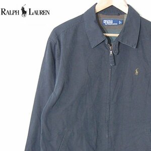 ポロラルフローレン Polo Ralph Lauren■コットンジップジャケット　スイングトップ　インパクト21■L■ダークグレー系 ※NK4o11055