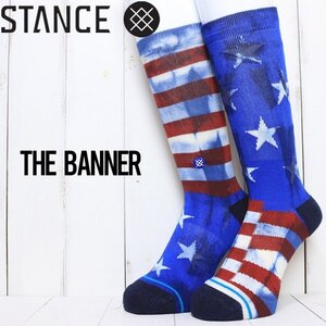 【送料無料】STANCE スタンス THE BANNER SOCKS ソックス 靴下 A556A21BAN　　 M（24cm-26cm）サイズ