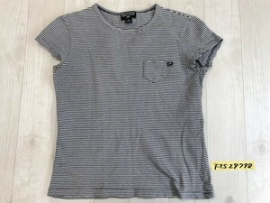 POLO JEANS CO. ラルフローレン レディース ボーダー 鹿の子 半袖Tシャツ M 紺白