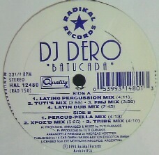 $ DJ DERO / BATUCADA (HAL 12480) YYY76-1479-7-40　トライバルハウス名作 レコード盤