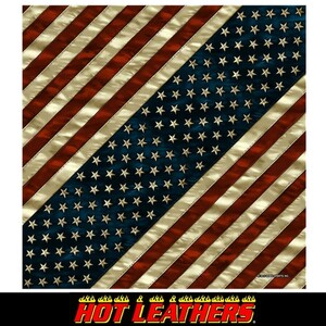 HOTLEATHERS ホットレザー アメリカンフラッグ バンダナ ヘッドラップやスカーフに ヘルメットインナー お弁当包み ハンカチ