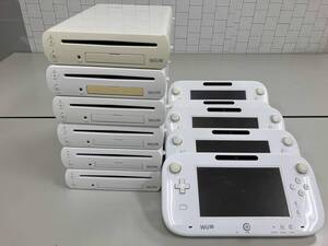 ジャンク WiiＵ　32GB シロ　6台、Pad5台