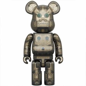 BE@RBRICK HxS (HIROTA SAIGANSHO) 400% CLEAR BLACK 廣田彩玩所MEDICOM TOY メディコムトイ ベアブリック