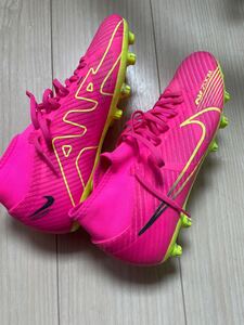 25センチ 25.5センチ) ナイキ　 サッカー スパイク サッカー用 シューズ　NIKE サッカースパイク　派手色　ハイカット　ピンク　ジュニア