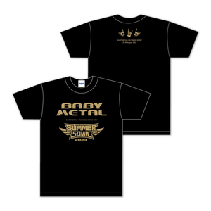 新品未開封 SUMMER SONIC×BABYMETAL Collaboration T-Shirt ブラック×ゴールド Lサイズ 2023サマソニベビメタコラボTシャツ ベビーメタル