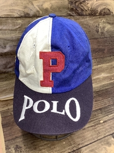 Z1a 希少 POLOSPORTS RALPH LAUREN キャップ ワンサイズ 90s 67RL 現状品