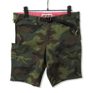 未使用 BAD QUENTIN バッドクエンティン クライミングショーツ BQ-P05 CLIMBING SHORTS ショートパンツ WOODLAND グリーン S 27106571