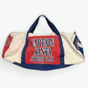 CAPTAIN SANTA ☆ キャンバス 大きめ ボストンバッグ ショルダー ゴルフ スポーツ アウトドア 旅行 キャラクター キャプテンサンタ■SBA76