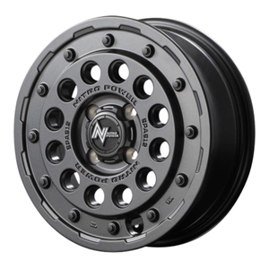 YOKOHAMA BluEarth-Es ES32 155/55R14 NITRO POWER H12 SHOTGUN バレルブラック 14インチ 4.5J+45 4H-100 4本セット