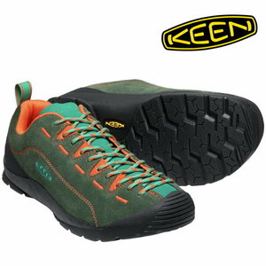 1.6万 新品 人気カラー 箱替え紐付 キーン KEEN ジャスパー JASPER スニーカー 撥水 トレッキングシューズ 26.5cm Dark Green/Greenlake