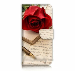 iPhone 7 Plus バラ 薔薇 花 スマホケース 充電ケーブル フィルム付