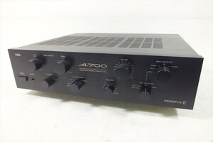 □ NEC エヌイーシー 日本電気 A-700 アンプ 中古 現状品 241206M3900