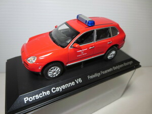 1/43　ポルシェ　カイエン　Porsche Cayenne V6 Pompier s NOREV ミニカー　 24/1M(2)1-7