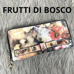 《美品✨レア》FRUTTI DI BOSCO 長財布　ラウンドファスナー