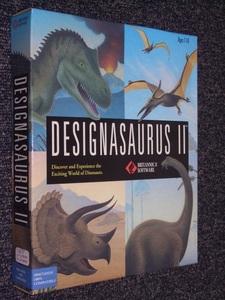 IBM-PC ゲーム◆デザイナサウルスⅡ DesignasaurusⅡ / ブリタニカソフトウェア◆新品並品 like-new