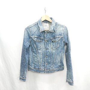 ◇ ⊇ TAVERNITI SO JEANS タバニティソージーンズ 綿混合 長袖 ジャケット サイズXS ブルー レディース E