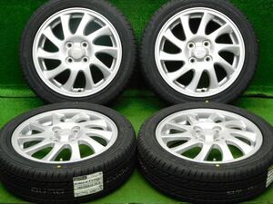 中古 ホイールタイヤ 4本 165/55R15 2024年製 ダイハツ タント 純正 ラジアル タイヤ グッドイヤー LS2000 ハイブリッド2