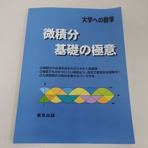 【大学への数学 微積分/基礎の極意 東京出版】現状品 大学受験 数学 微分 積分 極限 高校 参考書 【B8-3①】0705