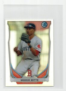 2014 Bowman Chrome [MOOKIE BETTS] BM-BRS4 Mini Refractor Card Los Angeles Dodgers