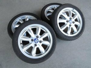 ムーブラテ L550S 純正 ミニライト 15インチ アルミホイール 165/50R15 タイヤ付き 4本セット 中古