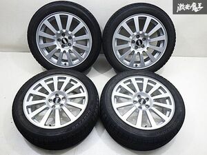 ●スバル 純正 オプション BBS RV722 FORGED 鍛造 17インチ 7J +48 PCD100 5H NANKANG CORSAFA 215/50R17 18y 4本 BP5 レガシィ 棚W-1