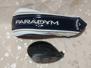 送料無料 中古 キャロウェイ PARADYM 3W 15° ヘッドのみ 純正ヘッドカバー付 フェアウェイウッド パラダイム