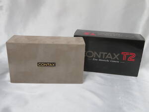 【カメラ】　コンタックス CONTAX　T2　カメラケース　空箱のみ