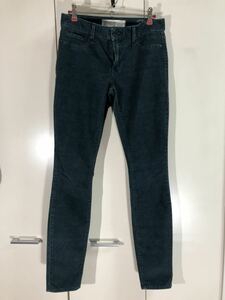 MARC BY MARC JACOBS STICK Skinny Pants スキニー ストレッチ コーデュロイ ダークグリーン サイズ26