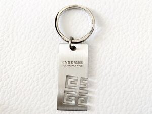 ◆正規新品◆GIVENCHY INSENSE URTRAMARINE★ジバンシー インセンス ウルトラマリン◆型抜きキーホルダー キーリング◆シルバー