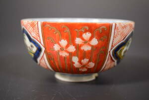【和】(6602)　時代古作　江戸　古伊万里　染付小服茶碗　小茶碗