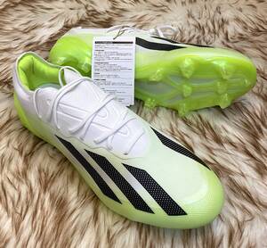 《激安即決/トップモデル》adidas X CRAZYFAST.1 FG29.5cm《白黒黄緑》