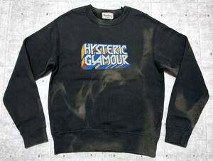 90s 00s ヒステリックグラマー フェード スウェット トレーナー 色あせ　　退色 オゾンコミュニティ HYSTERIC GLAMOUR 日本製 玉8611