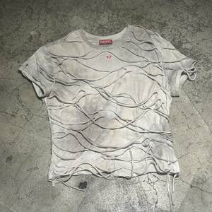  DIESEL 　ディーゼル　T-UNCUTIE-LONG-P1 半袖tシャツ　SIZEL【表参道t】