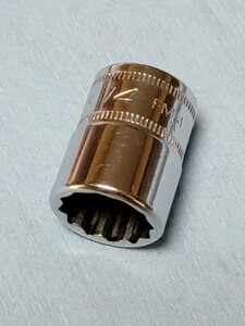 14mm 3/8 シャロー スナップオン FM14 (12角) 中古品 美品 保管品 SNAPON SNAP-ON シャローソケット ソケット 送料無料