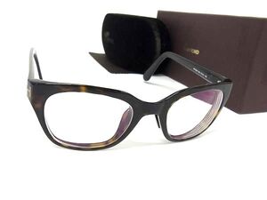 1円 ■極美品■ TOM FORD トムフォード TF4240 052 51□21 145 度入り メガネ めがね 眼鏡 メンズ ブラウン系 FJ4179