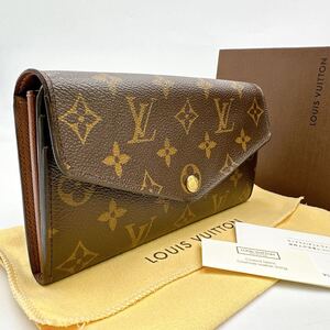 3819【ほぼ極美品／箱・布袋等付】LOUIS VUITTON ルイヴィトン モノグラム ポルトフォイユ サラ 二つ折り財布 長財布 M60531/SP3176