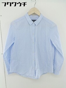 ◇ green label relaxing UNITED ARROWS 長袖 シャツ ブラウス サイズ 38 ブルー系 レディース