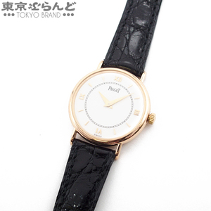 101746706 ピアジェ PIAGET トラディション 120周年記念 8005N ホワイト K18PG アリゲーター 腕時計 レディース 仕上済