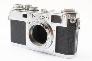 NIKON S2 RANGEFINDER FILM CAMERA REPAINTED FLAT WHITE GREY ニコン　80