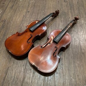 Suzuki J.J Violin バイオリン 4/4サイズ 2本セット SUZUKI ジャンク -e453