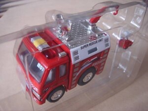 チョロQ 救助特殊工作車 日本仕様 レスキュー隊 消防隊 ミニカー ミニチュアカー CHORO Q Rescue Special Work Vehicle Toy Car 