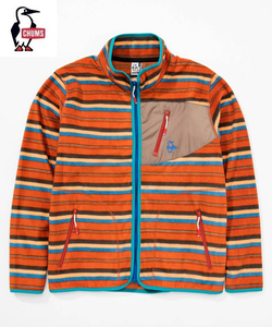 CHUMS Micro Fleece Jacket Native Orange チャムス マイクロ フリース ジャケット（メンズ）ネイティブ オレンジ CH04-1082／XXL／2XL