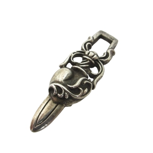 クロムハーツ CHROME HEARTS DAGGER HEART ダガーハート ペンダント ネックレストップ シルバー SILVER SV925 ☆AA★ 1217 メンズ